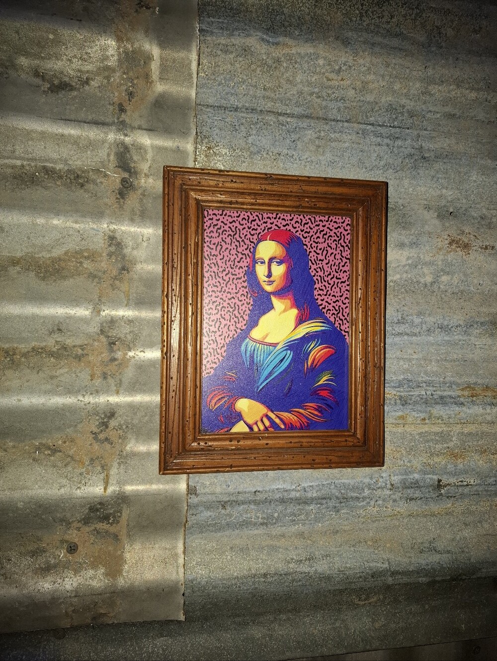 80's Pop Art Mona Lisa By Neon Nicho